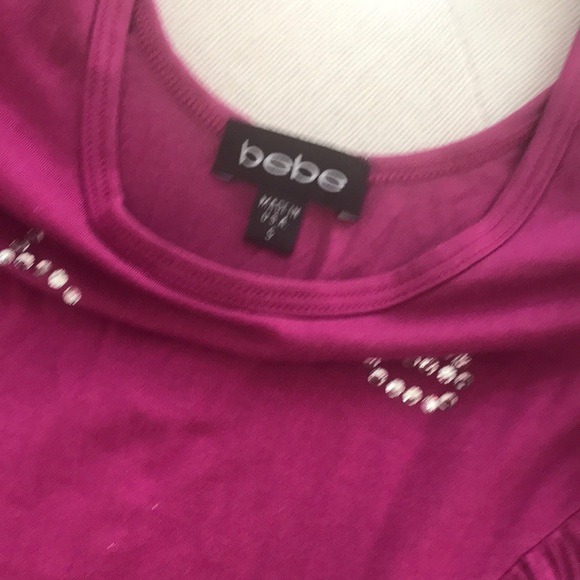 Bebe Women's Pink Top - Picture 6 of 7